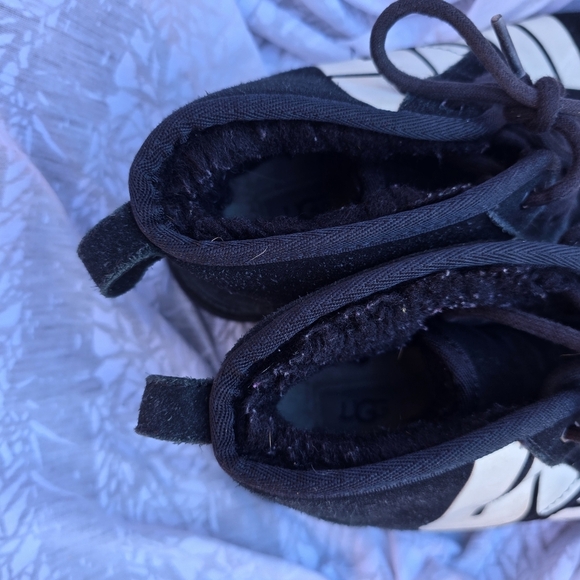 UGG Black and White Men's Rain & Snow Boots Size 6 - Picture 6 of 11